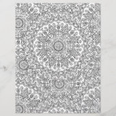 着色ページ万華鏡のように千変万化するパターンスクラップブック紙 (正面)