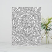 着色ページ万華鏡のように千変万化するパターンスクラップブック紙 (スタンド正面)