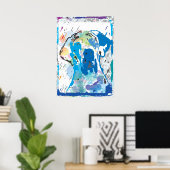 着色ポスター「グレート・ダン」 ポスター (ホームオフィス)