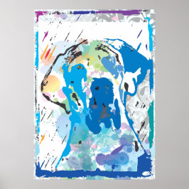 着色ポスター「グレート・ダン」 ポスター