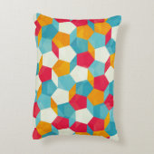 着色モザイク模様 アクセントクッション (裏面(縦))