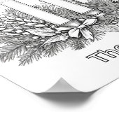 着色写真カラーinアドベントリース&キャンドル ポスター (角)