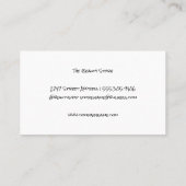 着色化粧粉 |メイクアップアーティスト |キス 名刺 (裏面)