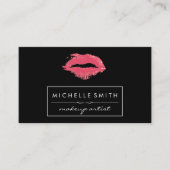 着色化粧粉 |メイクアップアーティスト |キス 名刺 (正面)