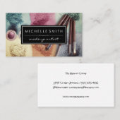 着色化粧粉 | メイクアップアーティスト 名刺 (正面/裏面)