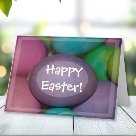 着色卵ハッピーイースター シーズンカード