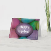 着色卵ハッピーイースター シーズンカード (正面)