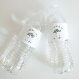 着色可能なパームツリーバチェロレッテ週末 ペットボトルラベル