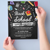 着色新学期供給ジャベウェイシャルボード チラシ (手)