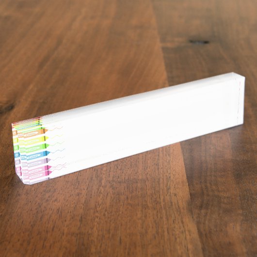 着色時間！ デスクネームプレート (側面)