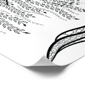 着色枝垂れ柳ポスター ポスター (角)