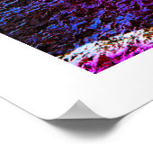 着色森林冬の風景 ポスター (角)