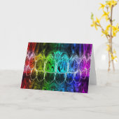 着色歯スマイルデザイン歯医者グリーティングカード カード (黄色い花)