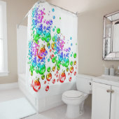 着色気泡 シャワーカーテン (インサイチュ)
