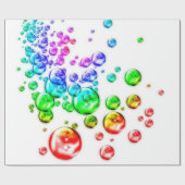 着色気泡 ラッピングペーパー (フラット)