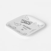 着色活動おもしろいかわいいパーティー広場 ペーパープレート (傾斜あり)