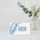 着色煙のシルエットg79 名刺 (スタンド正面)