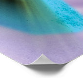 着色熱狂する歯デザイン歯科医ポスター ポスター (角)