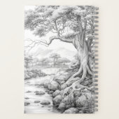 着色用カバー付き旅行日誌 ノートブック (裏面)