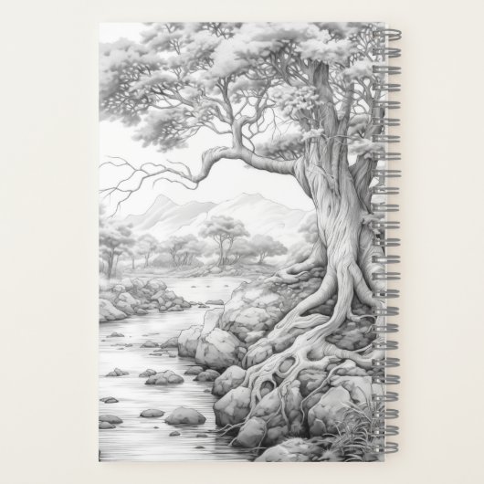 着色用カバー付き旅行日誌 ノートブック (裏面)