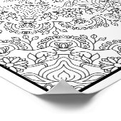 着色用美花曼荼羅デザイン ポスター (角)