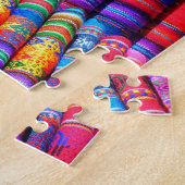 着色織物 ジグソーパズル (側面)