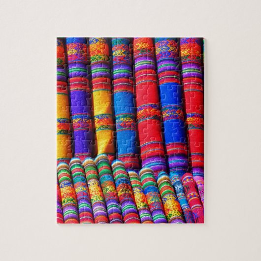 着色織物 ジグソーパズル (縦)