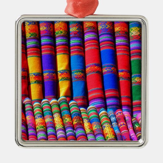 着色織物 メタルオーナメント (正面)