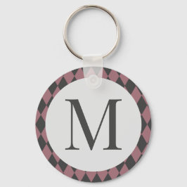 着色菱形エレガント キーホルダー