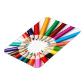 着色鉛筆丸プレミアムマグネット マグネット (左側)