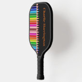 着色鉛筆名前をカスタムする ピックルボールラケット (左)