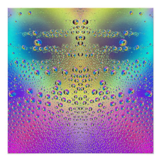 着色雨滴 ポスター (正面)