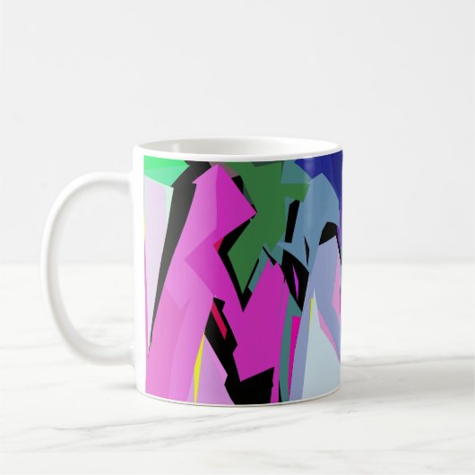 着色風 コーヒーマグカップ (左)