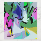 着色風 ワインラベル (シングルラベル)