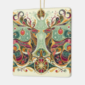 着色鮮やかトナカイ セラミックオーナメント (左)