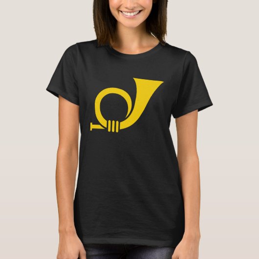 着衣郵便角郵便配達人 Tシャツ (正面)