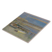 着陸するボート（ニューイングランドの風景） タイル (側面)