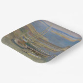 着陸するボート（ニューイングランドの風景） ペーパープレート (傾斜あり)