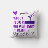 着陸を止める🏅体操を愛する クッション (正面)