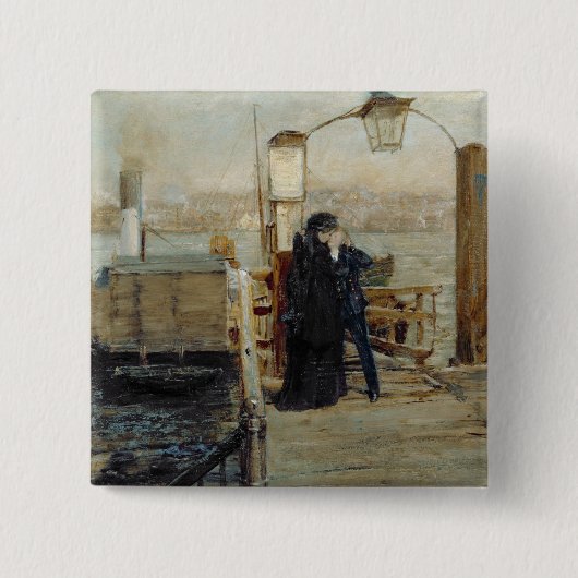 着陸ステージ 缶バッジ (正面)