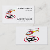 着陸ヘリコプター 名刺 (正面/裏面)