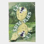 着陸帯、ゾーンビーチタオル キッチンタオル (縦)