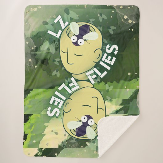 着陸帯、ゾーンビーチタオル シェルパブランケット (正面)