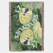 着陸帯、ゾーンビーチタオル スローブランケット (正面縦)