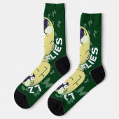 着陸帯、ゾーンビーチタオル ソックス (左)