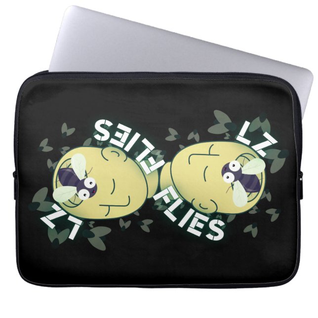 着陸帯、ゾーンビーチタオル ラップトップスリーブ (正面)