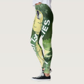 着陸帯、ゾーンビーチタオル レギンス (左)