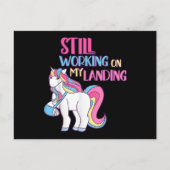 . .着陸時のけがをやりながら、かわいい腕を骨折 ポストカード (正面)