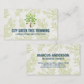 着陸機 |ツリーのトリマー 名刺 (正面/裏面)