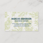 着陸機 | ツリーのロゴ | 離れパターン 名刺 (裏面)